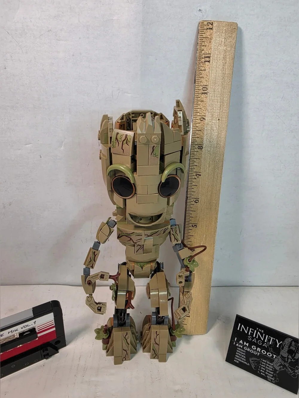 Lego Marvel Studios The Infinity Saga I am Groot model (set number 76217).